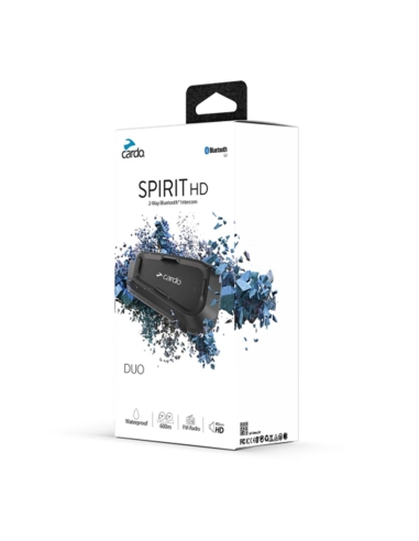 Cardo Spirit HD Duo Sistema de comunicación Double Pack