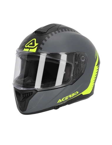 ACERBIS - CAPACETE TARMAK HELM GRAU/GELB