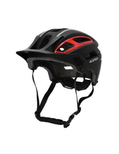 ACERBIS - CAPACETE DUPLO PRETO/VERMELHO