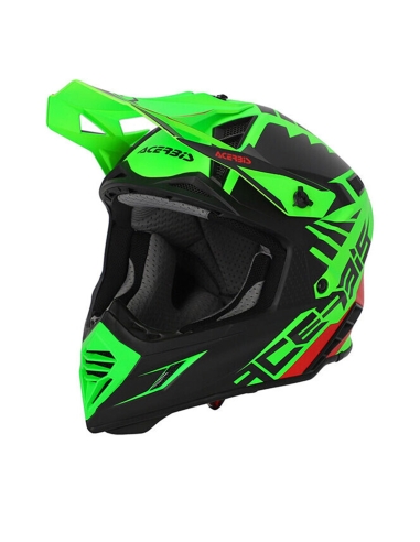 ACERBIS - CASQUE X-TRACK 2206 VERT FLUO/NOIR