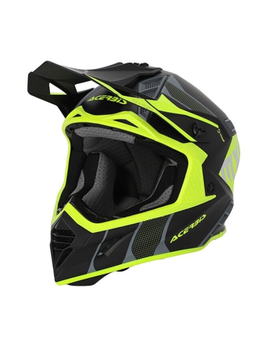 ACERBIS - CASCO X-TRACK 2206 NERO/GIALLO FLUO