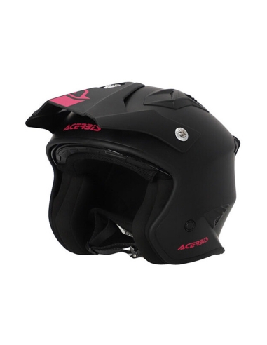 ACERBIS - AIR JET HELM 2206 SCHWARZ/ROSA