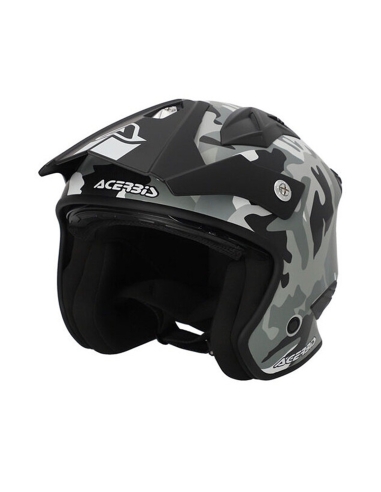 ACERBIS - CAPACETE JET ARIA 2206 CAMO/CASTANHO