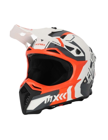 ACERBIS - CASCO PROFILE 5 BIANCO/ARANCIO