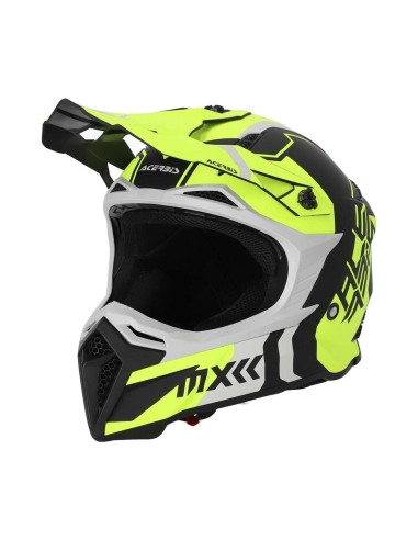 ACERBIS - CASCO PROFILE 5 NERO/GIALLO FLUO