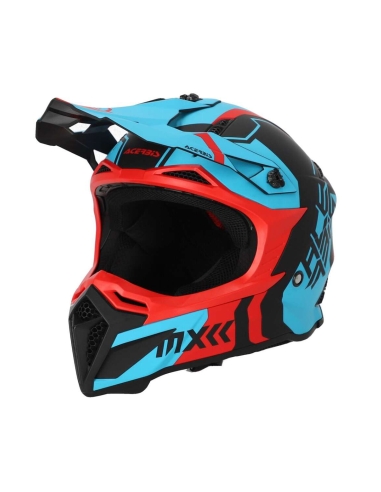 ACERBIS - CAPACETE PERFIL 5 VERMELHO/AZUL