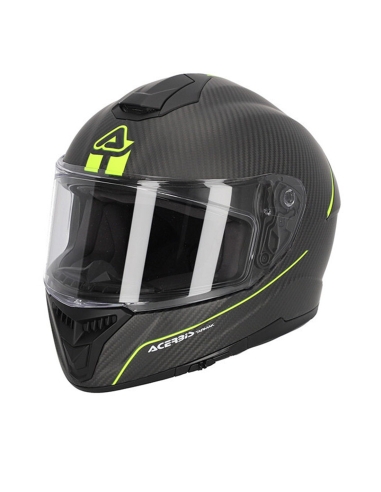 ACERBIS - CASCO TARMAK 2206 NERO/GIALLO FLUO