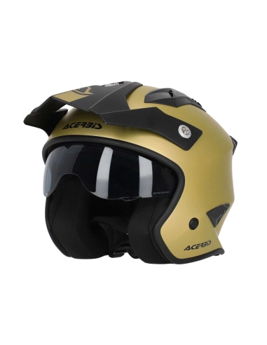 ACERBIS -CASCO JET ARIA ORO METALLIZZATO