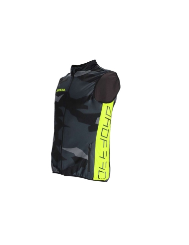 ACERBIS - CHALECO SOFTSHELL X-WIND NERO/GIALLO