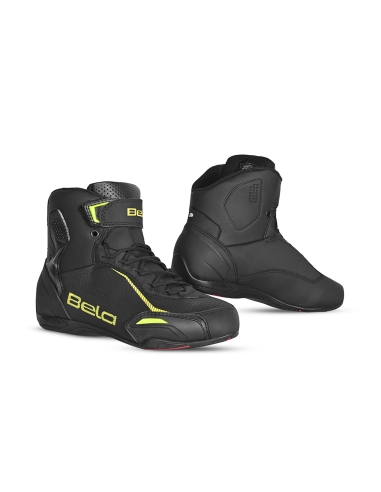 BELA Botas Jet Evo Piel Man Negro/Amarillo Flour