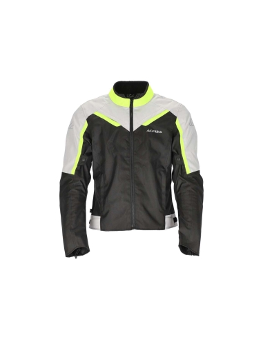 ACERBIS - CHAQUETA CE X-MAT GRIGIO/GIALLO