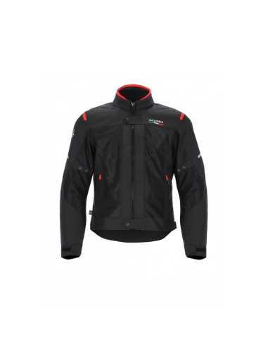 ACERBIS - CHAQUETA CE ON ROAD RUBY NERO/ROSSO