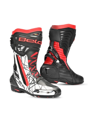 BELA - Botas AIR RIDER GP-1 RACING BOOT Negro/Rojo