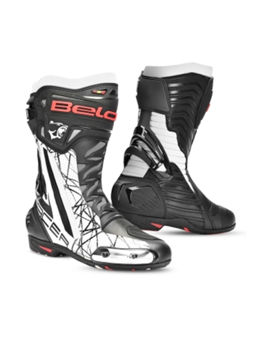 BELA Botas Air Rider GP-1 Racing Boot Negro/Blanco