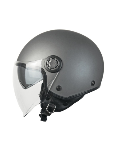 SKA-P - 1SHA ZEN MONO Satin anthracite Motorcycle Helmet