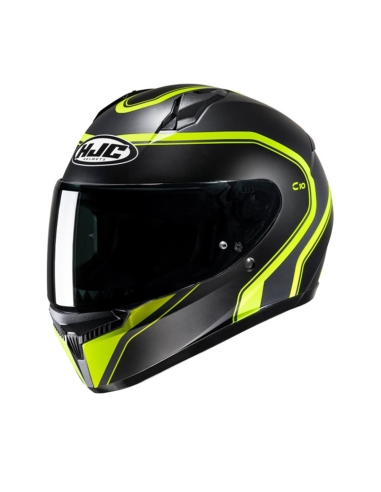 hjc c10 elie mc3hsf casque de course moto intégral jaune