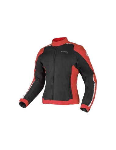 R-TECH - Chaqueta Textil Motril Lady Negro/rojo