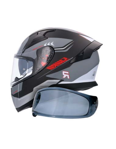 SHIRO CASCO KATANA SOLID GRIS MATE