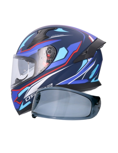 CAPACETE SHIRO KATANA SHARP AZUL FOSCO