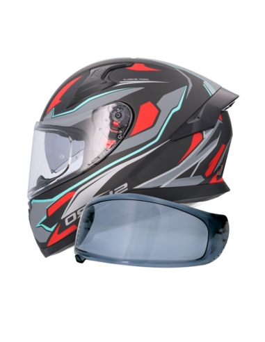 CAPACETE SHIRO KATANA SHARP CINZA FOSCO