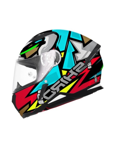 CASCO SHIRO HUNTER RACCOON ROSSO OPACO