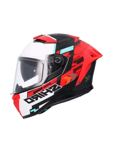 SHIRO CASCO ALPHA RACER ONE                   ROJO MATE