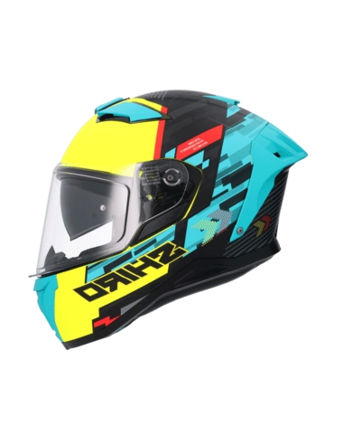 SHIRO CASCO ALPHA RACER ONE                   AZUL MATE