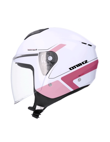 SHIRO CASCO IBIZA SPORTAGE BLANCO PERLA ROSA