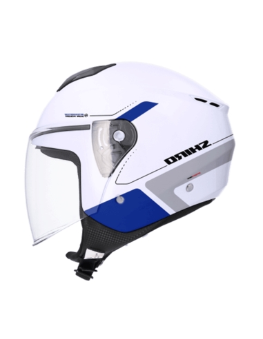 Shiro Ibiza Sportage Jet Casco Blanco Perla Azul