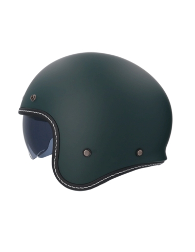 Capacete Shiro Wl-507 Dallas Jet monocromático verde mate