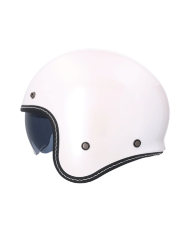 SHIRO CASCO WL-507 DALLAS MONOCOLOR BLANCO PERLA