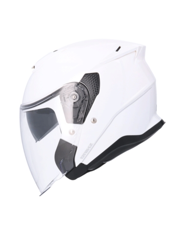 SHIRO CASCO CAPRI MONOCOLOR BLANCO PERLA