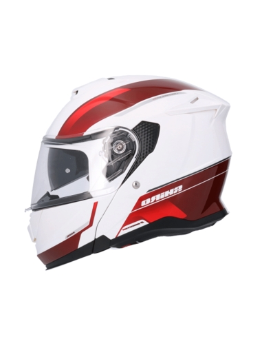 Shiro Discover Royal Jet Helmet Red