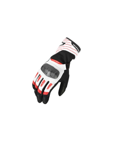 Macna Tempo Guantes perforados Black/white/red