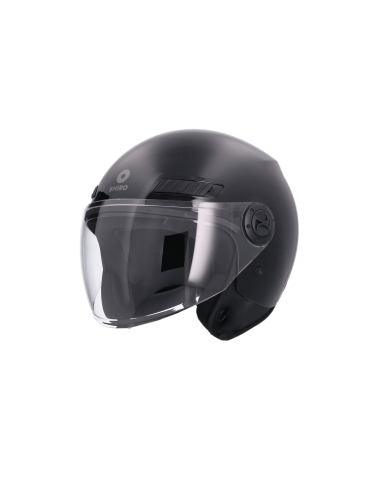 SHIRO CASCO SH-62 KIOTO MONOCOLOR NEGRO