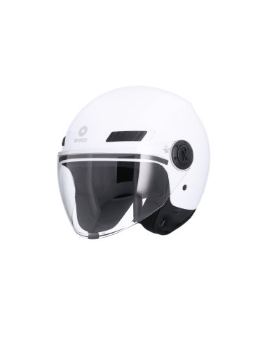 SHIRO CASCO SH-62 KIOTO MONOCOLOR BLANCO PERLA