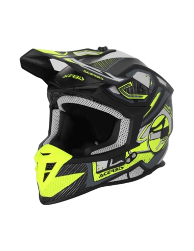 ACERBIS - CASCO LINEAR 2206 NERO/GIALLO FLUO