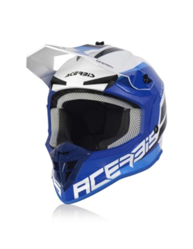 CAPACETE ACERBIS -IMPACT STEEL JUNIOR LARANJA/AZUL