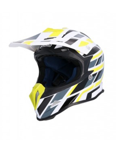 SHIRO CASCO OFF ROAD SHIRO MX-307 XFIGHTER ST STONE