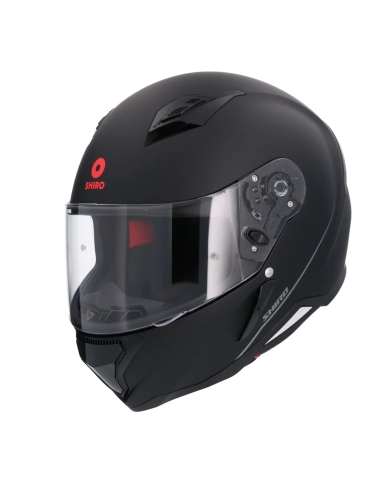 SHIRO CASCO  SH-890 HUNTER MONOCOLOR NEGRO