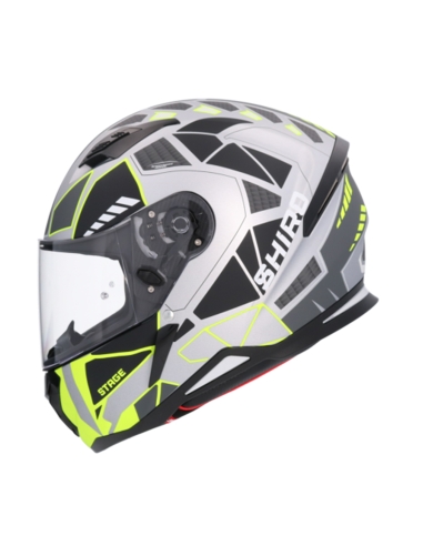 SHIRO CASCO  HUNTER SH-890 EDGE PLATA MATE