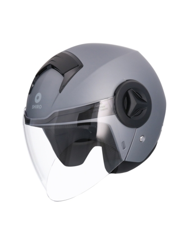 SHIRO CASCO ATENAS MONOCOLOR TITANIUM MATE