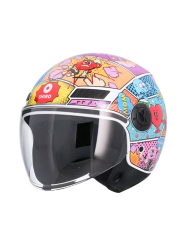 SHIRO CASCO KIOTO COMIC KIDS MULTICOLOR