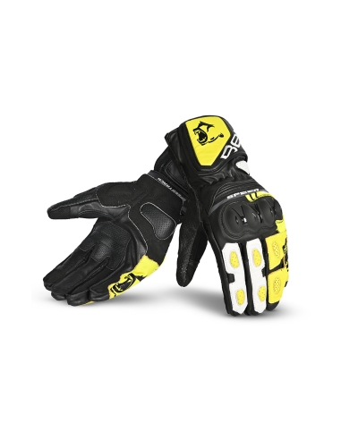 BELA Guantes Lemox Racing Man Negro/Blan/Amar