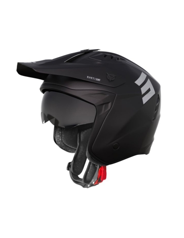 Shot Jump Tricks Jet Motorcycle Helmet Solid Black Matt