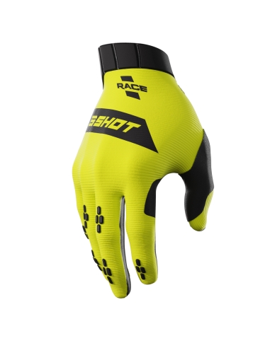 Shot Moto de Guantes Race Evo Neon_Yellow