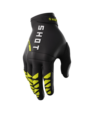 Shot Moto de Guantes Core Max Neon_Yellow