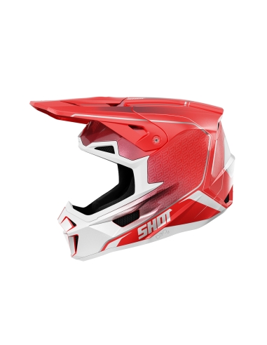 Shot Lite Aventura Casco De Challenger Rojo Perlado