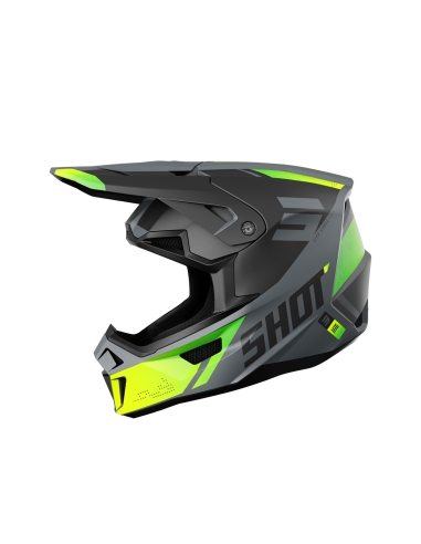 Shot Lite Adventure Helmet Matte Ultra Neon Yellow