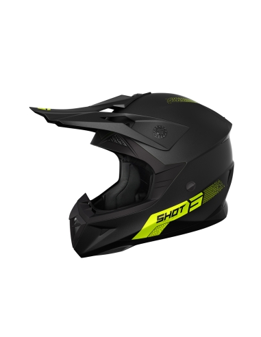 Shot Element Pulse Adventure Helmet Matte Neon Yellow